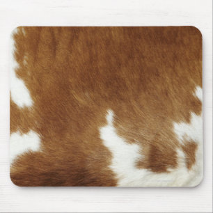 Tapis De Souris Impression Brown de la vache