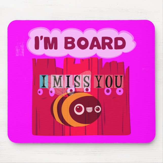 Tapis De Souris Impression d'abeilles (Devant)