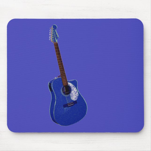 Tapis De Souris Impression d'art guitare (Devant)