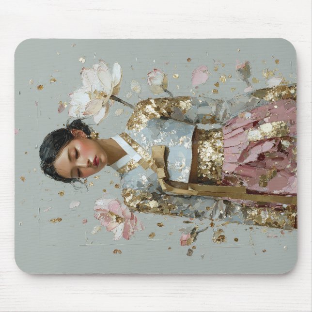 Tapis De Souris Impression d'art Hanbok moderne (Devant)