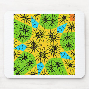 Tapis De Souris Impression d'art vectoriel élégant motif d'araigné