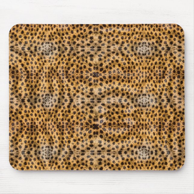 Tapis De Souris Impression de fourrure de guépard exotique tendanc (Devant)