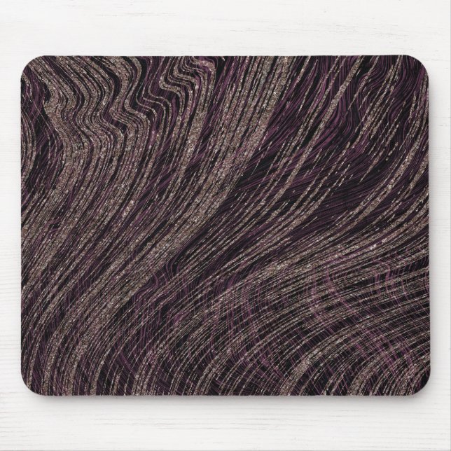 Tapis De Souris Impression de marbre Abstrait violet (Devant)