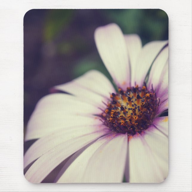 Tapis De Souris Impression de marguerite. (Devant)