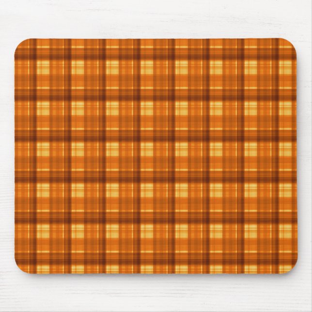 Tapis De Souris Impression de tarte orange contrôlée, (Devant)