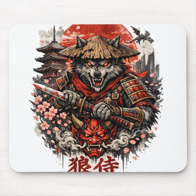 Tapis De Souris Impression japonaise (Devant)