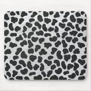 Tapis De Souris Impression noire et blanche dalmate