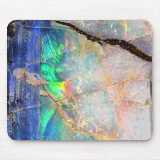Tapis De Souris Impression Optique bleue