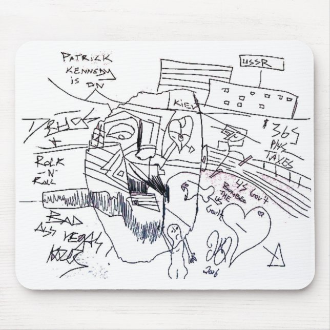 Tapis De Souris impression patrick kennedy (Devant)