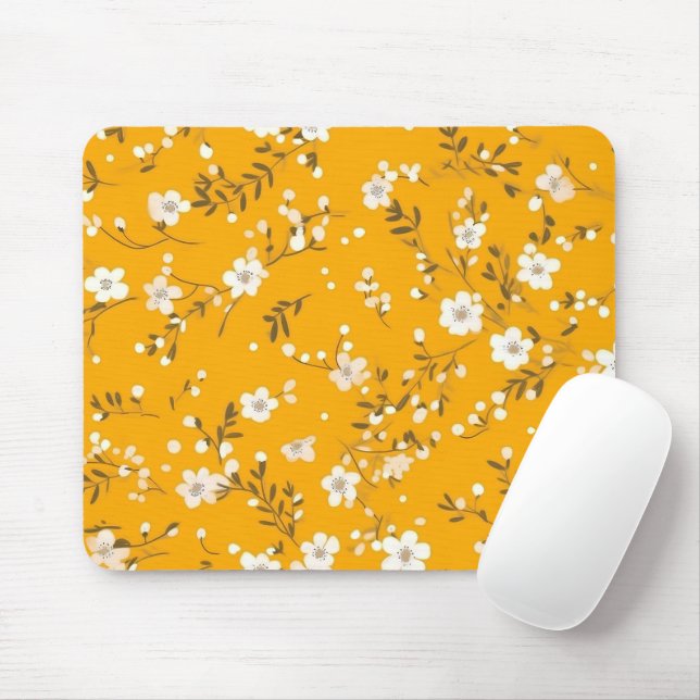 Tapis De Souris Impression Posy Sur Or (Avec souris)