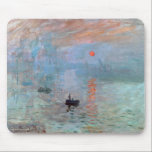 Tapis De Souris Impression, Sunrise, Claude Monet, 1872<br><div class="desc">Oscar-Claude Monet (14 novembre 1840 - 5 décembre 1926) était un peintre français, un fondateur de la peinture impressionniste française et le praticien le plus constant et le plus prolifique de la philosophie du mouvement d'exprimer ses perceptions avant la nature, surtout en ce qui concerne la peinture en plein air...</div>