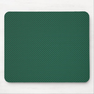 Tapis De Souris Impression turquoise vert en fibre de carbone