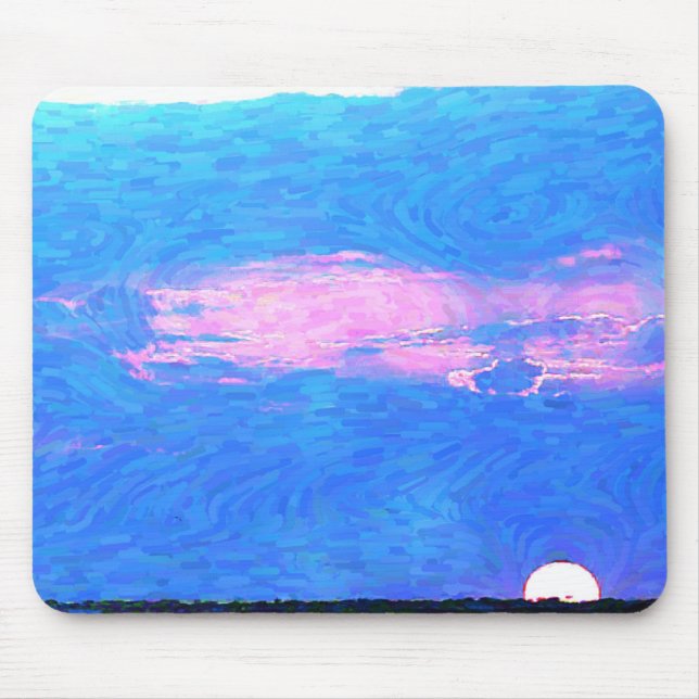 Tapis De Souris Impressionist Sunset From The Sea Mouse Pad (Devant)