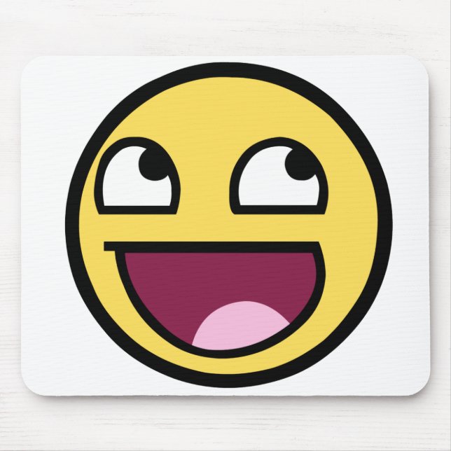 Tapis de souris impressionnant de visage (Devant)