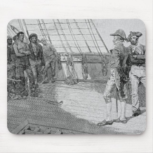 Tapis De Souris Impressment des marins américains (Devant)