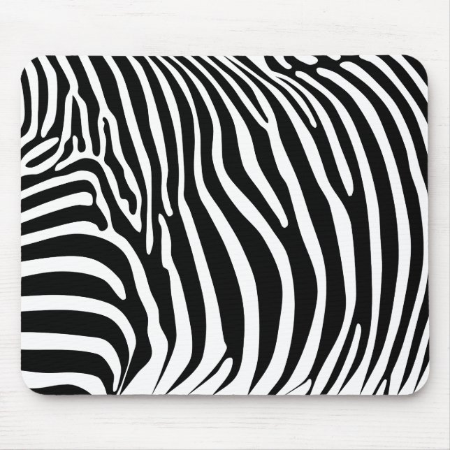 Tapis De Souris Imprimé animalier zèbre (Devant)