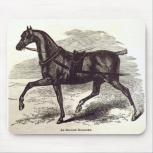 Tapis De Souris Imprimé au 19e siècle Un cheval anglais Roadster