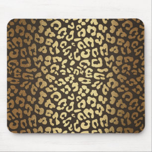 Tapis De Souris Imprimé Peau D'Animal Guépard Léopard Moderne Glam