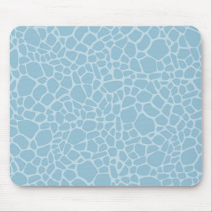 Tapis De Souris Imprimer Giraffe Bleue