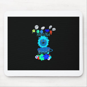 Tapis De Souris Imprimer Hakuna Matata Lion