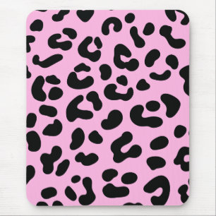 Tapis De Souris Imprimer Pastel Pink Cheetah
