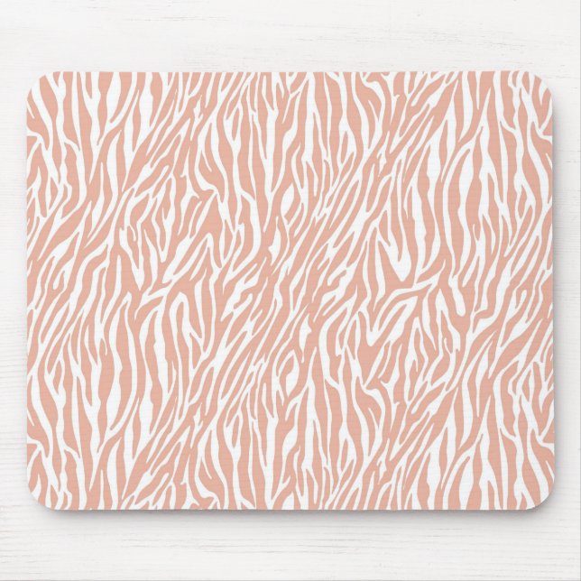 Tapis De Souris Imprimer Zebra Peach (Devant)