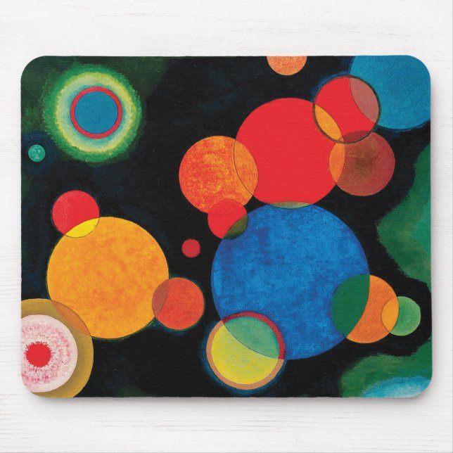 Tapis De Souris Impulsion approfondie par Wassily Kandinsky (Devant)