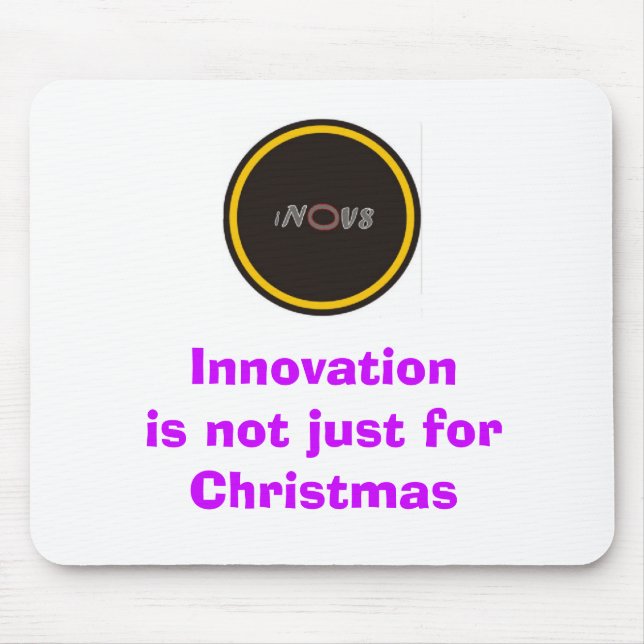 Tapis De Souris in0v8, innovation n'est pas simplement pour Noël (Devant)