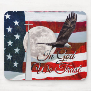 Tapis de souris In God We Trust