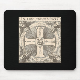 Tapis De Souris In Hoc Signo Vinces Agneau de Dieu Dans Ce Signe T