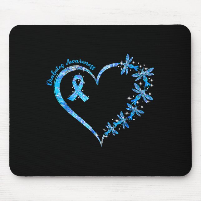 Tapis De Souris In November We Wear Blue Diabetes Awareness Love  (Devant)