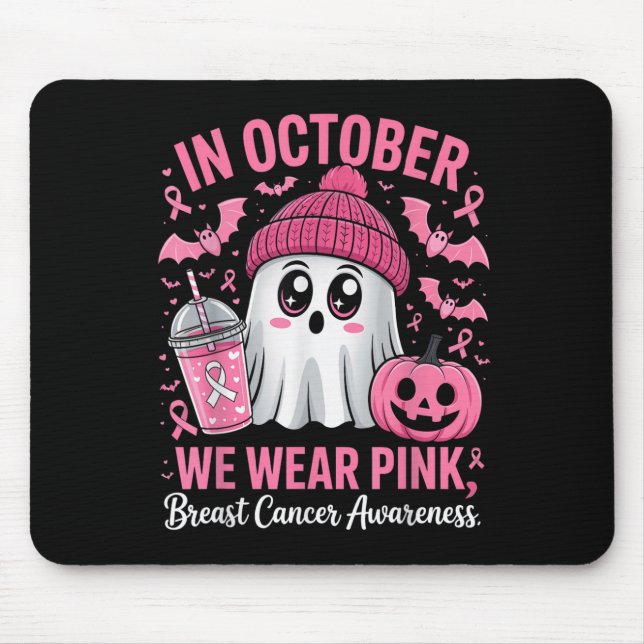 Tapis De Souris In October We Wear Nk Breast Cancer Awareness Hall (Devant)