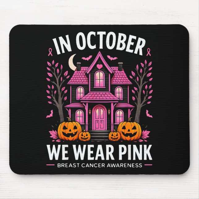 Tapis De Souris In October We Wear Nk Breast Cancer Awareness Wome (Devant)