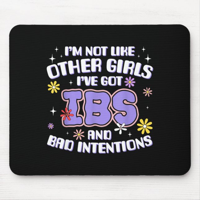 Tapis De Souris Inappropriate Funny Ibs Meme Embarring Adult Humor (Devant)
