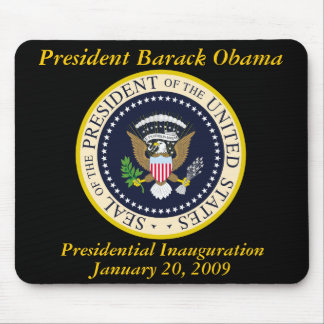 Tapis De Souris Inauguration de PRÉSIDENT OBAMA commémorative