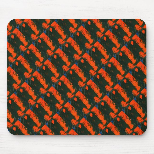 Tapis De Souris "Incendie de marais 2" Conception abstraite Mousep (Devant)