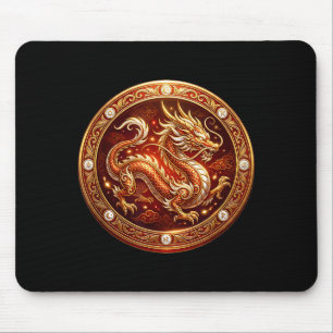 Tapis De Souris Incroyable année chinoise du dragon Nouvel An chin