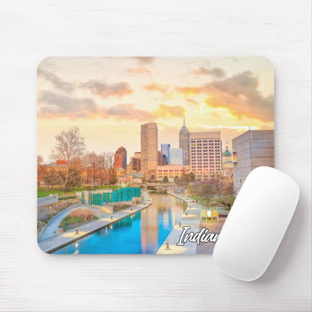 Tapis De Souris Indianapolis, Indiana, États-Unis (Avec souris)