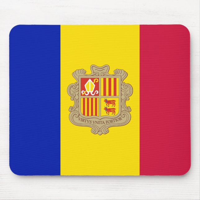 Tapis De Souris Indicateur Andorre (Devant)
