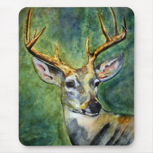 Tapis De Souris Indicateur Dix (cerfs communs) Mousepad (Devant)