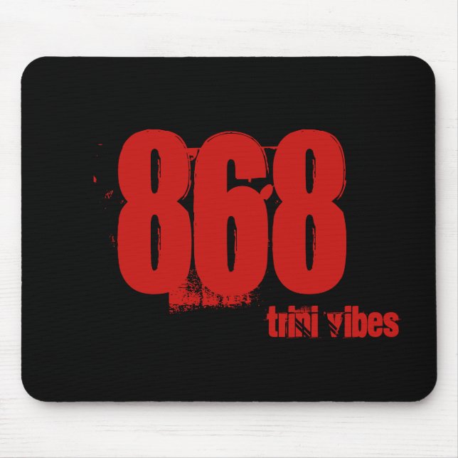 Tapis De Souris Indicatif régional Trini Mousepad 868 (Devant)