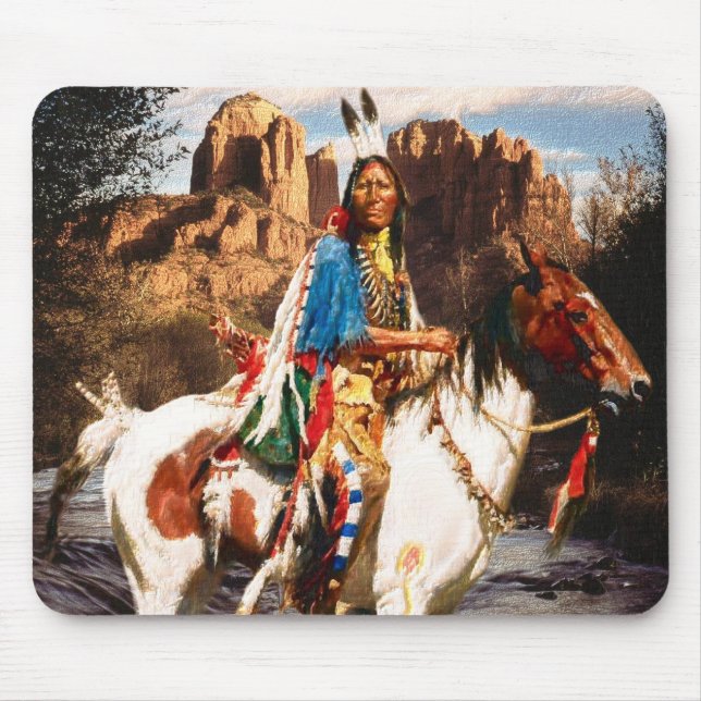 Tapis De Souris Indien1A Mousepad (Devant)