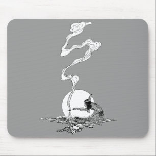 Tapis De Souris Indien dans sa solitude par NC Wyeth Western Vinta