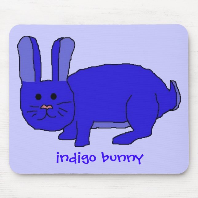 Tapis De Souris Indigo Bunny mousepad (Devant)