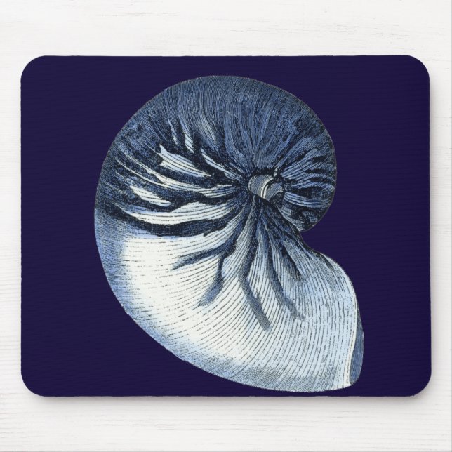 Tapis De Souris Indigo Shells VII (Devant)
