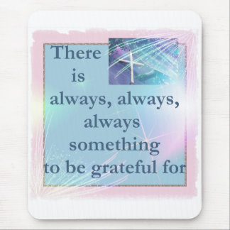 Tapis de souris indiquant chrétien