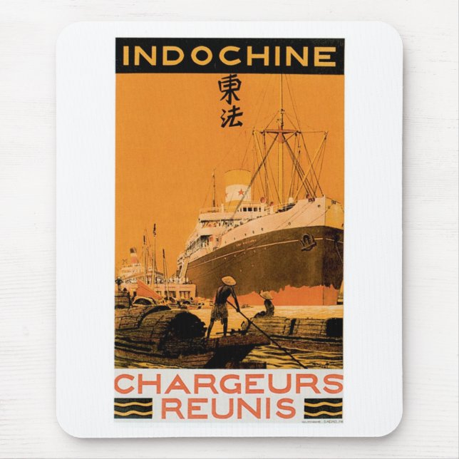 Tapis De Souris Indochine Chargeurs Reunis (Devant)