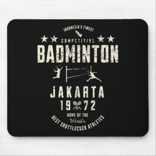 Tapis De Souris Indonésie's Finest Competition Dminton Vintage 197