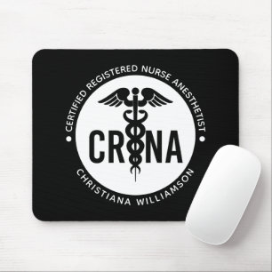 Tapis De Souris Infirmière anesthésiste certifiée CRNA personnalis