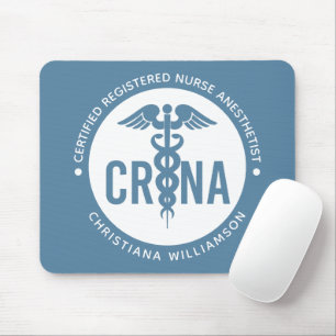 Tapis De Souris Infirmière anesthésiste certifiée CRNA personnalis